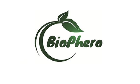 BioPhero in green with 2 leaves on top