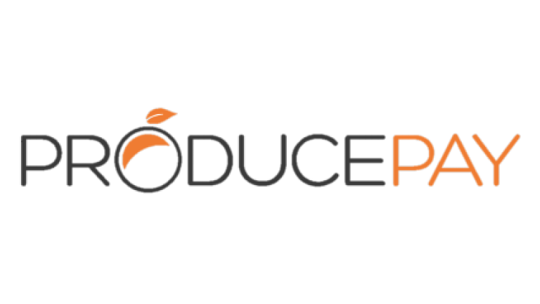 Produce Pay Logo in grey and orange