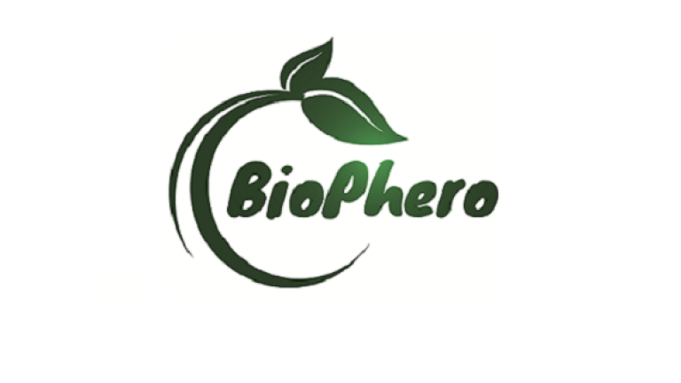 BioPhero in green with 2 leaves on top